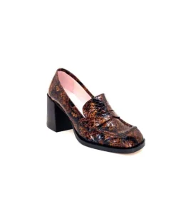 Dansi 4963 Cuir Snack Marron*Femme Mocassins