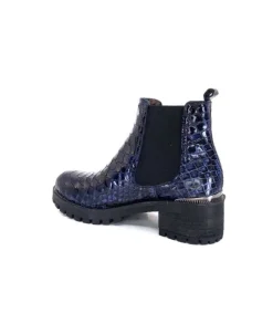 Minka Dinka Cuir Vernis Coco Bleu*Femme Bikers