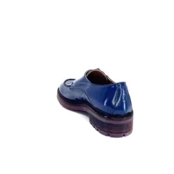 Donna Carolina 50.912.012 Cuir Spazzolato Bleu*Femme Mocassins