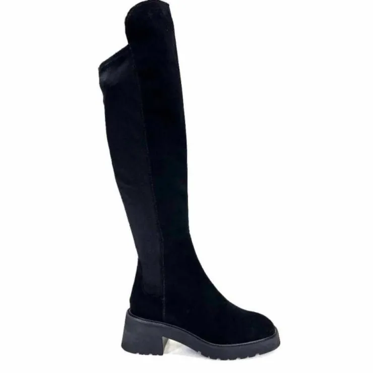 Donna Carolina 50.299.076.001 Daim Noir*Femme Bottes
