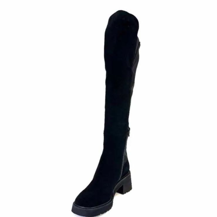 Donna Carolina 50.299.076.001 Daim Noir*Femme Bottes