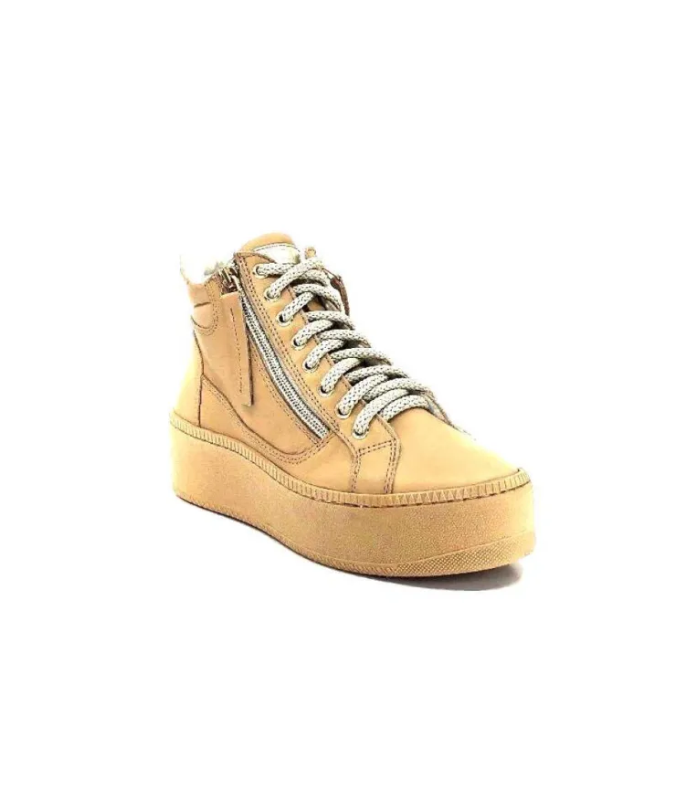 Elena 47147 Puffo Cuir Meringa*Femme Baskets