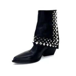 Elena iachi E3710 Cuir Noir*Femme Bottines