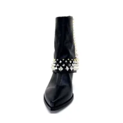Elena iachi E3710 Cuir Noir*Femme Bottines