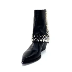 Elena iachi E3710 Cuir Noir*Femme Bottines