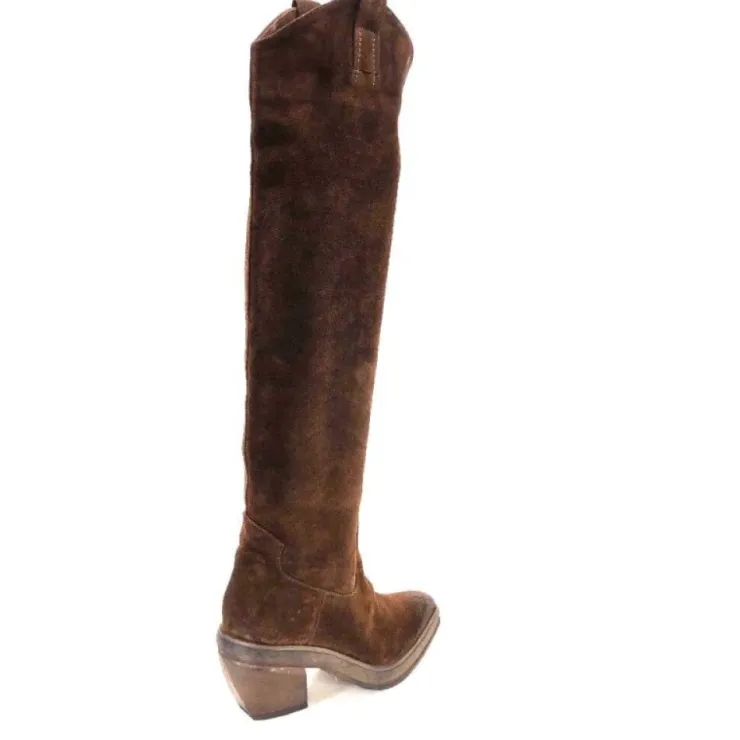 Elena iachi E3087 Daim Wash Hombre Cacao*Femme Santiags