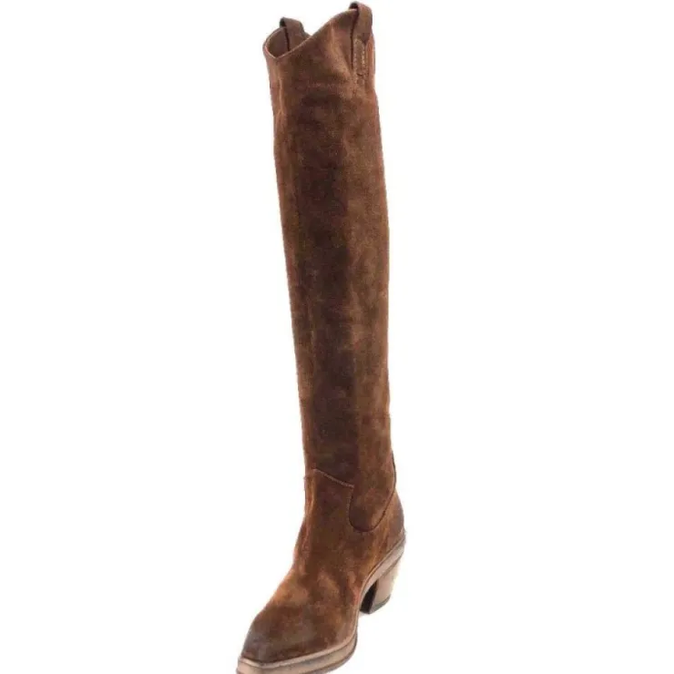 Elena iachi E3087 Daim Wash Hombre Cacao*Femme Santiags