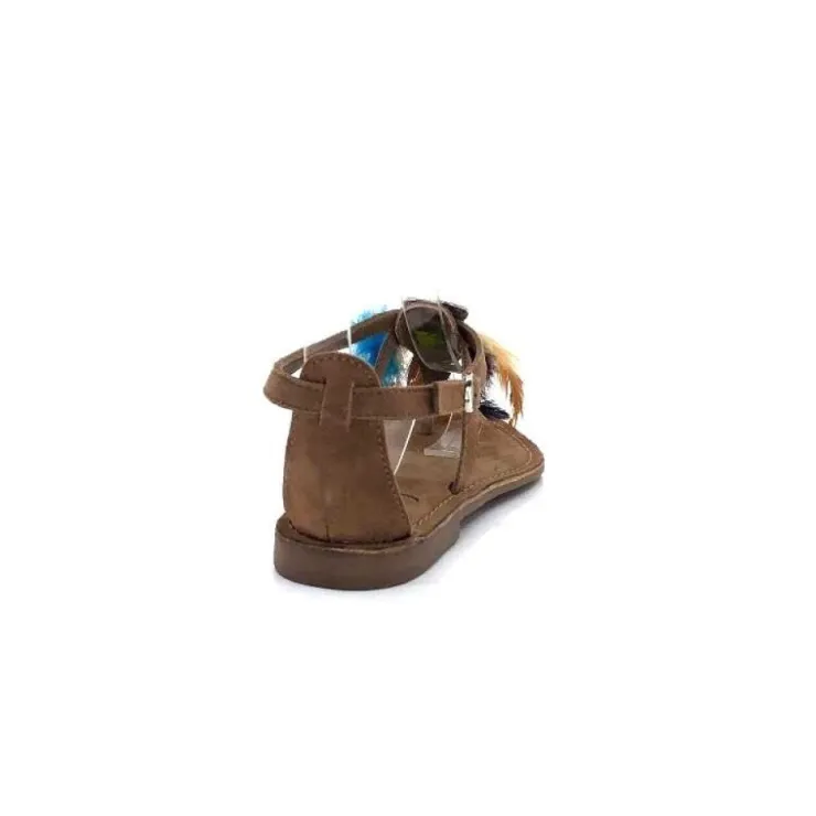 Elue Par Nous Lacoeur Cuir Taupe*Femme Sandales