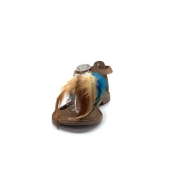 Elue Par Nous Lacoeur Cuir Taupe*Femme Sandales