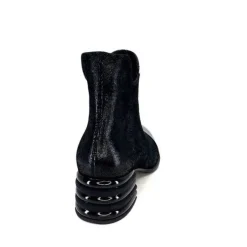 Elue Par Nous Maculotte Cuir Irise Noir Vernis Noir*Femme Bottines