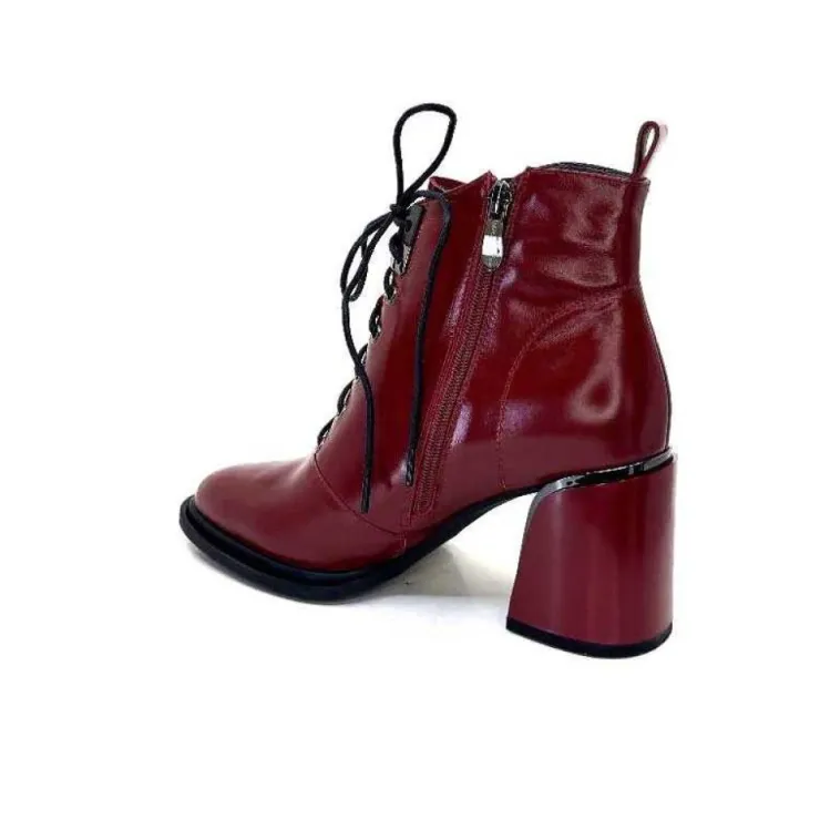 Elue Par Nous Paliki Cuir Rouge*Femme Bottines
