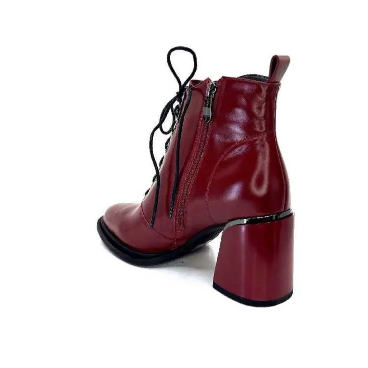 Elue Par Nous Paliki Cuir Rouge*Femme Bottines