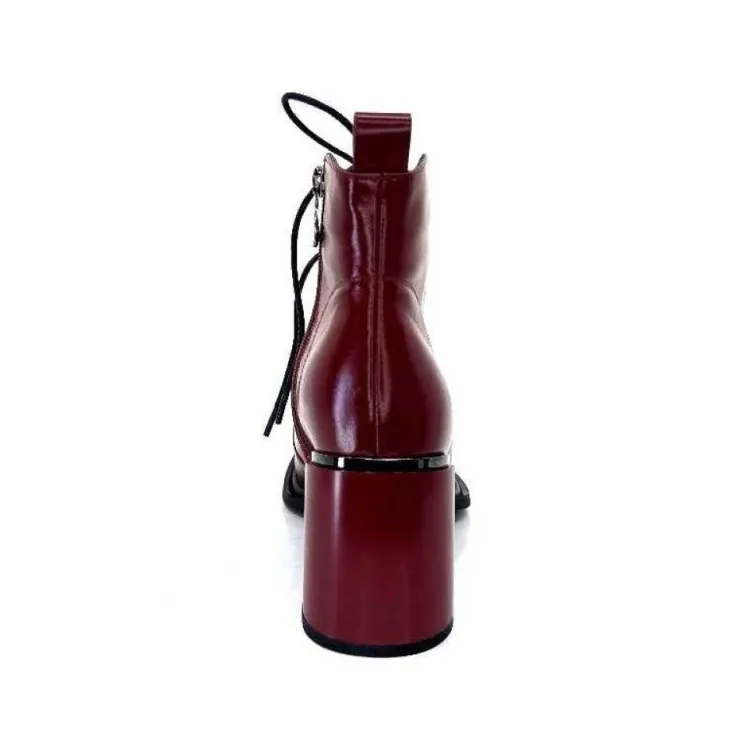 Elue Par Nous Paliki Cuir Rouge*Femme Bottines