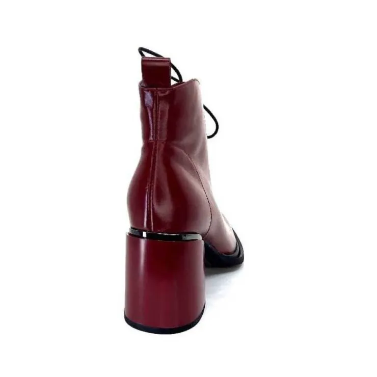Elue Par Nous Paliki Cuir Rouge*Femme Bottines
