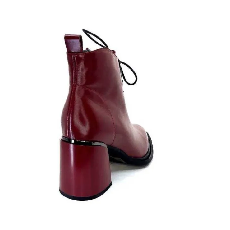 Elue Par Nous Paliki Cuir Rouge*Femme Bottines