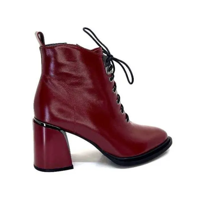 Elue Par Nous Paliki Cuir Rouge*Femme Bottines