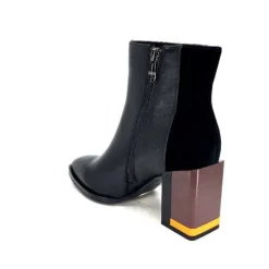 Elue Par Nous Palpe Cuir Noir*Femme Bottines