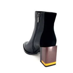 Elue Par Nous Palpe Cuir Noir*Femme Bottines