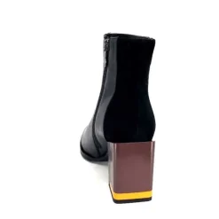 Elue Par Nous Palpe Cuir Noir*Femme Bottines