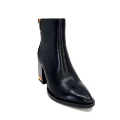 Elue Par Nous Palpe Cuir Noir*Femme Bottines