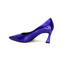 moon flower - enzo di martino Enzo Di Martino Eli 702 Cuir Metallique Violet*Femme Escarpins