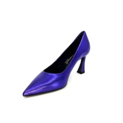 moon flower - enzo di martino Enzo Di Martino Eli 702 Cuir Metallique Violet*Femme Escarpins