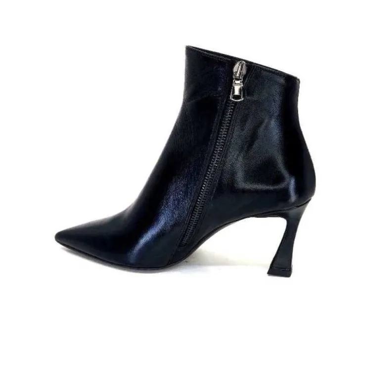 moon flower - enzo di martino Enzo Di Martino Eli 705 Cuir Noir*Femme Bottines