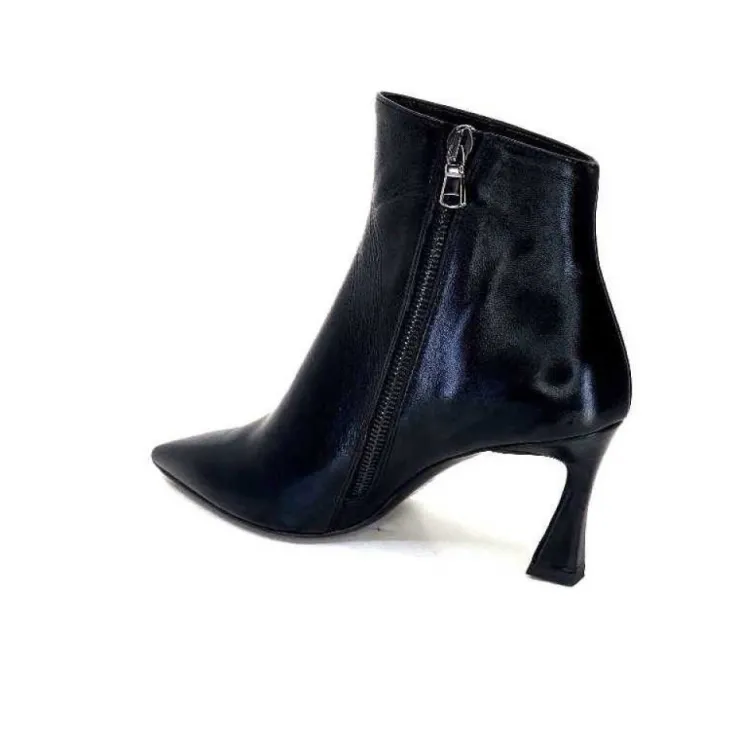 moon flower - enzo di martino Enzo Di Martino Eli 705 Cuir Noir*Femme Bottines