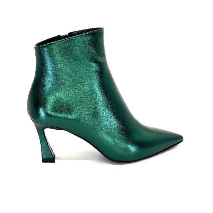 moon flower - enzo di martino Enzo Di Martino Eli 705 Cuir Vert*Femme Bottines