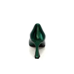 moon flower - enzo di martino Enzo Di Martino Eli 702 Cuir Metallique Vert*Femme Escarpins