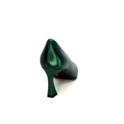 moon flower - enzo di martino Enzo Di Martino Eli 702 Cuir Metallique Vert*Femme Escarpins