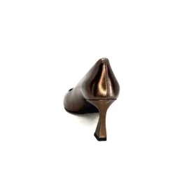 moon flower - enzo di martino Enzo Di Martino Eli 702 Cuir Metallique Moka*Femme Escarpins