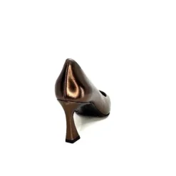 moon flower - enzo di martino Enzo Di Martino Eli 702 Cuir Metallique Moka*Femme Escarpins