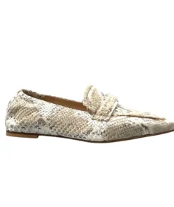 Fru.it Fruit 8260 Cuir Coco Beige Or*Femme Mocassins