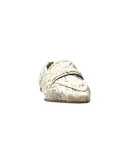 Fru.it Fruit 8260 Cuir Coco Beige Or*Femme Mocassins