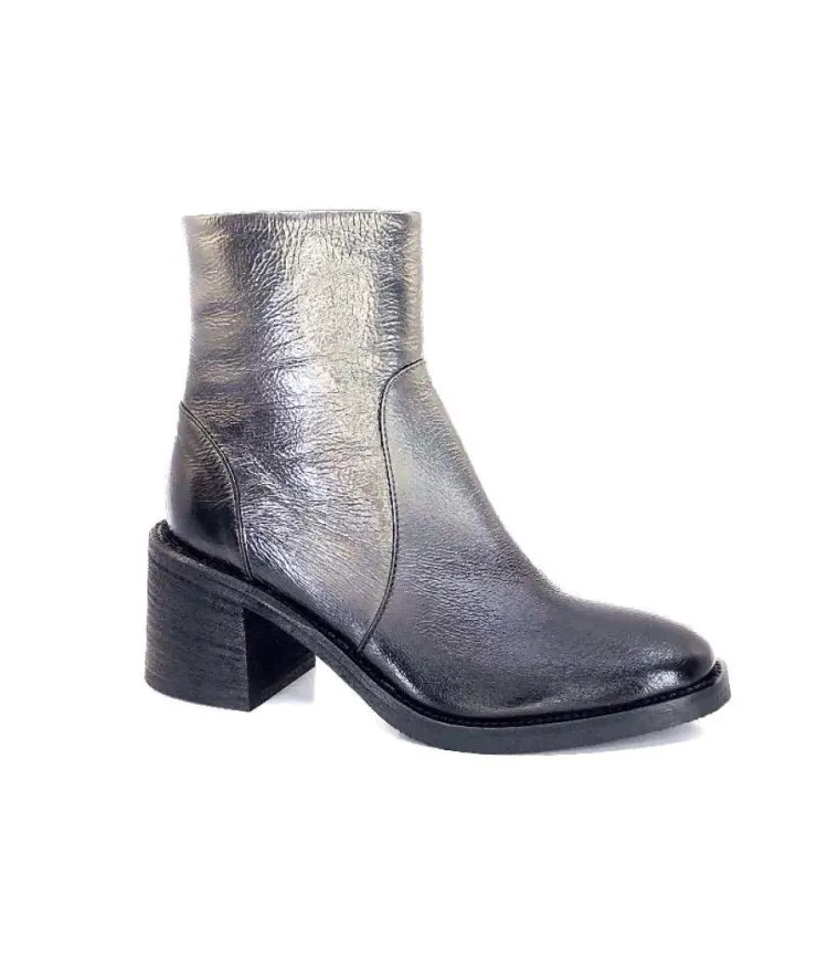 Fru.it 7740 Cuir Metal Antracite*Femme Bottines