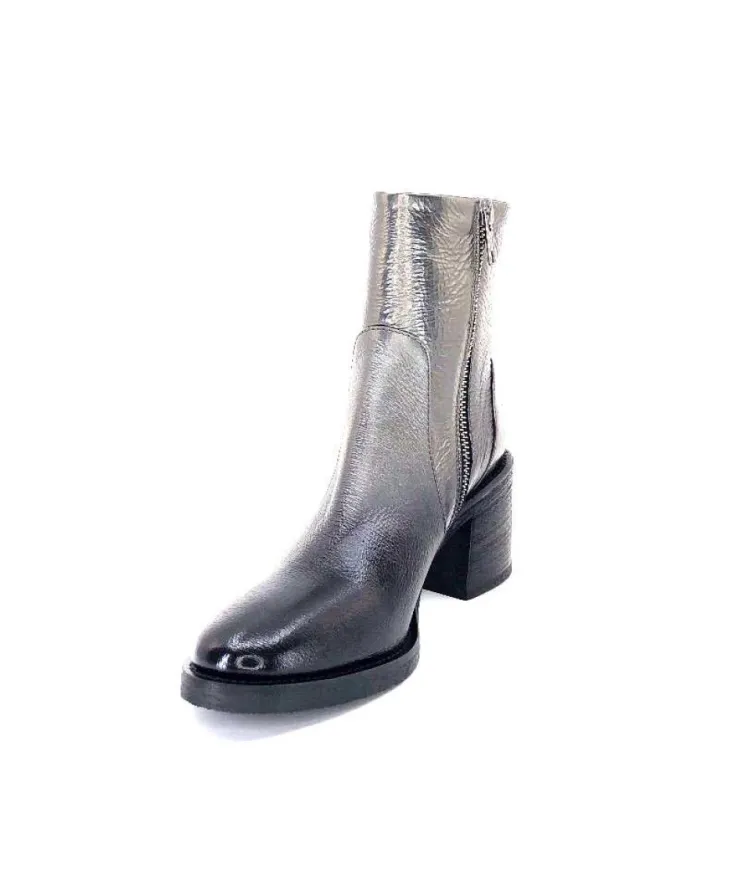 Fru.it 7740 Cuir Metal Antracite*Femme Bottines