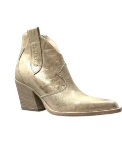 Fru.it 7952 Cuir Metal Brush Or*Femme Santiags