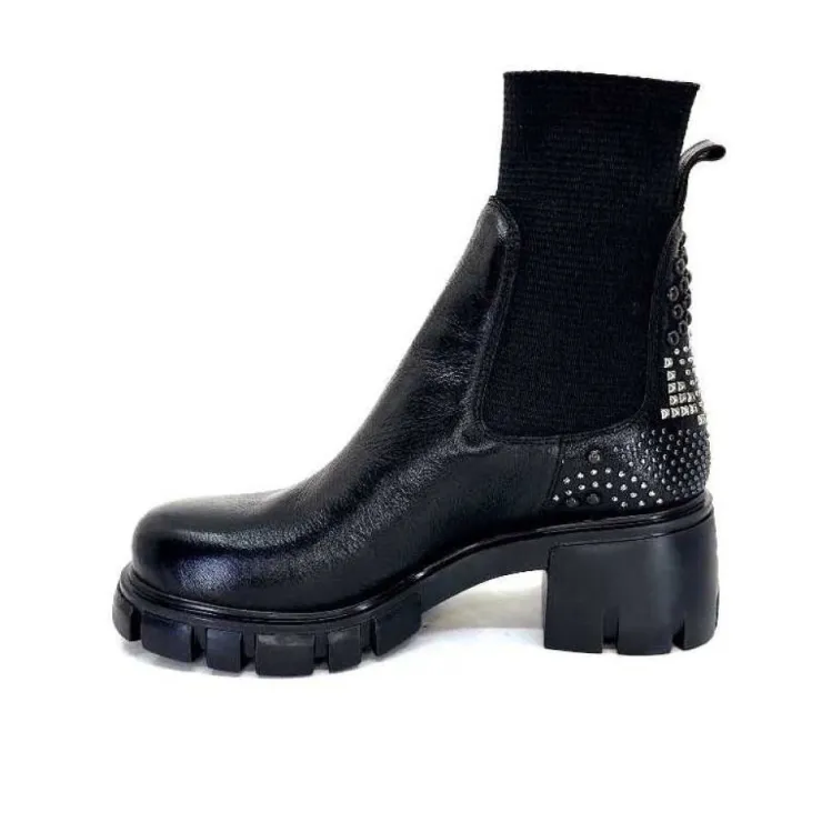 Fru.it 8341 Cuir Noir*Femme Bottines