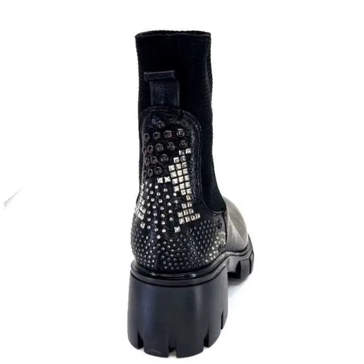 Fru.it 8341 Cuir Noir*Femme Bottines