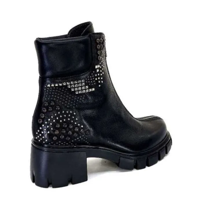 Fru.it 8340 Cuir Noir*Femme Bottines