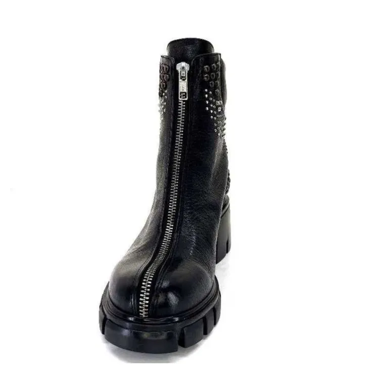 Fru.it 8340 Cuir Noir*Femme Bottines
