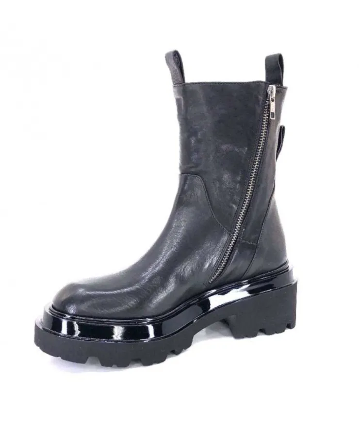 Fru.it 7114 Cuir Noir*Femme Bottines