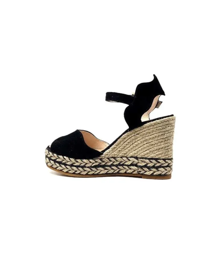 Gaimo Boby Daim Noir*Femme Plateformes