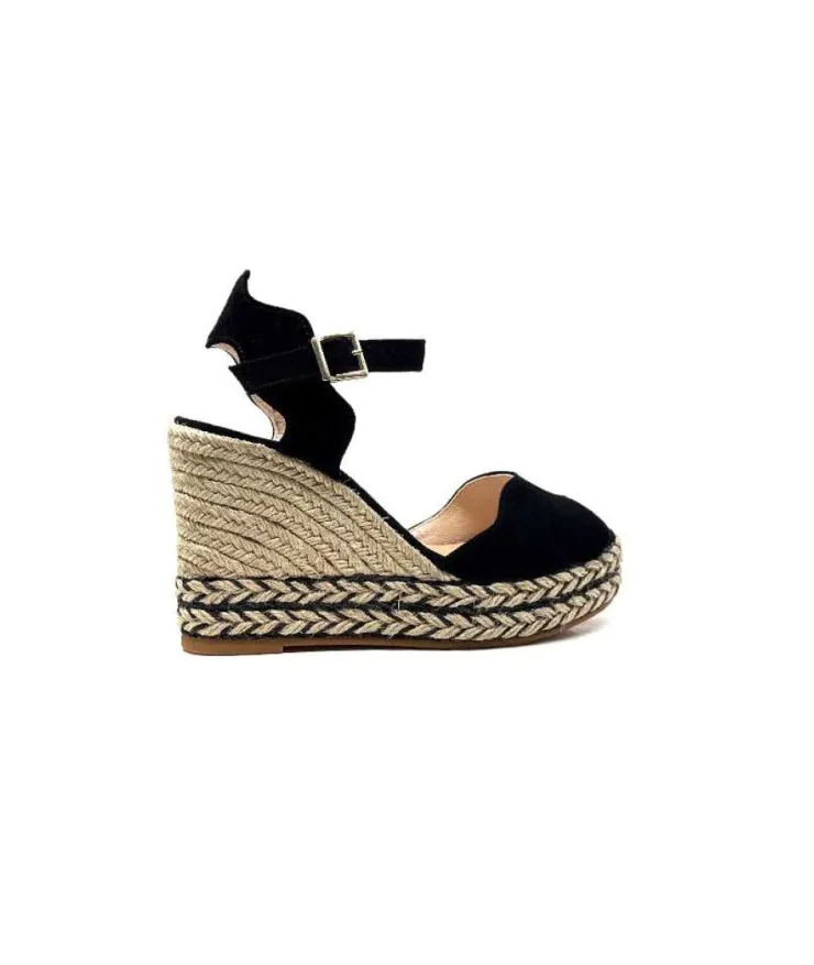 Gaimo Boby Daim Noir*Femme Plateformes