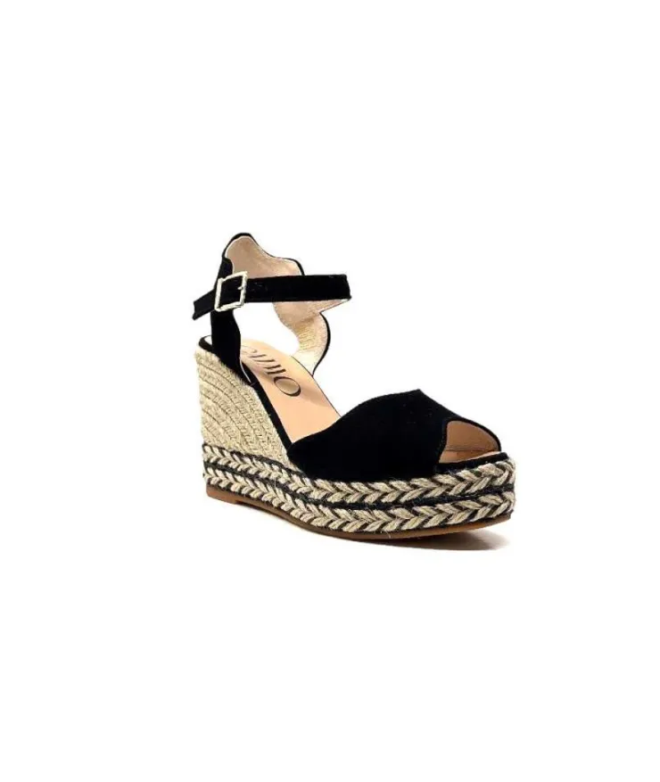 Gaimo Boby Daim Noir*Femme Plateformes