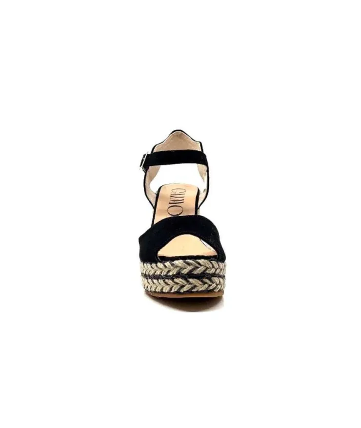 Gaimo Boby Daim Noir*Femme Plateformes