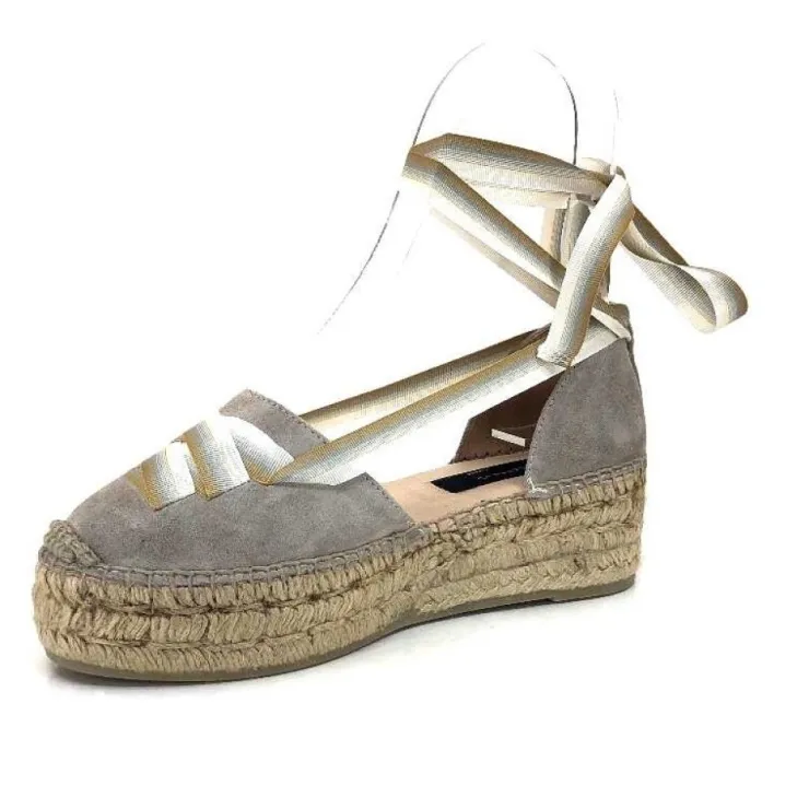 Gaimo Eva Daim Stone*Femme Espadrilles