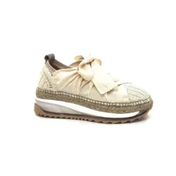 Gaimo Venus Crochet Textile Beige*Femme Baskets