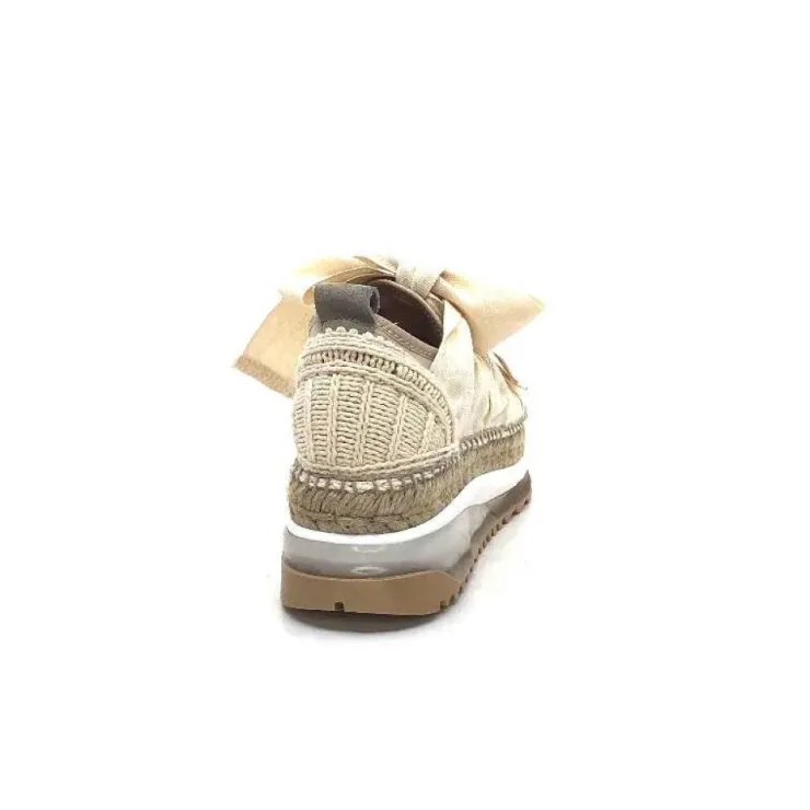 Gaimo Venus Crochet Textile Beige*Femme Baskets